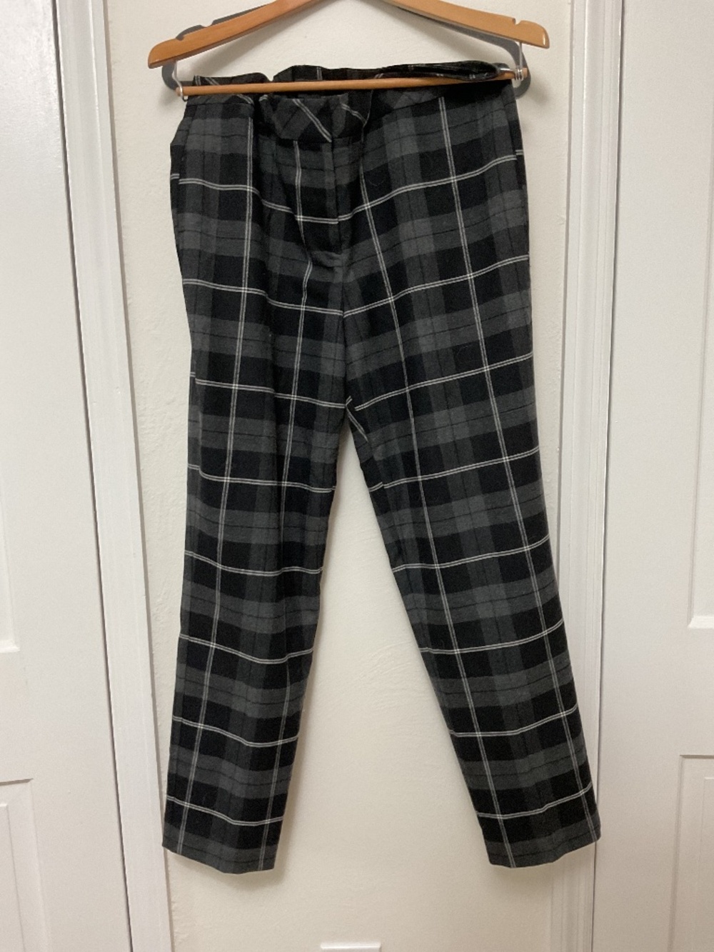 Talbots Hampshire wool blend plaid slacks size 10